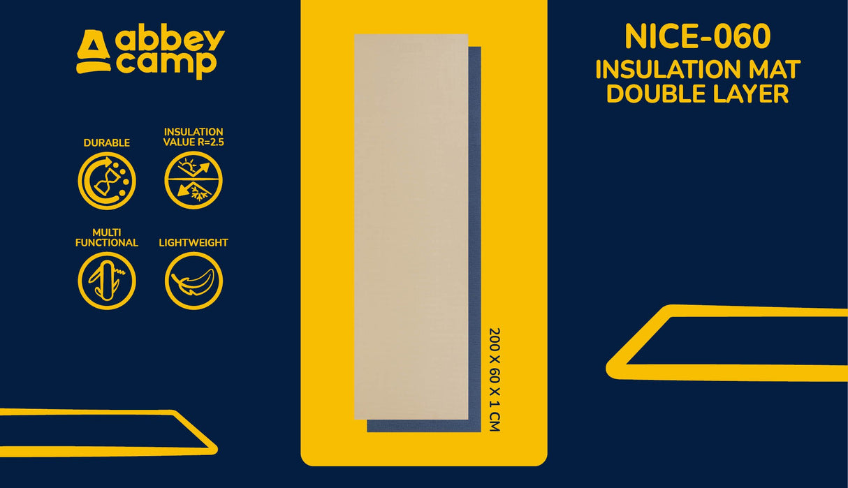 Isoleringsmatte Dobbelt Lag XPE NICE-060