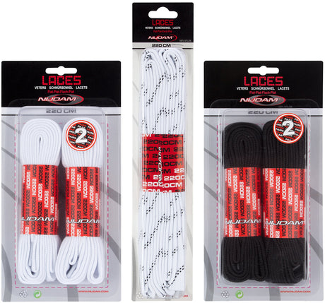 Snøringer Flate 220 cm 2 Par