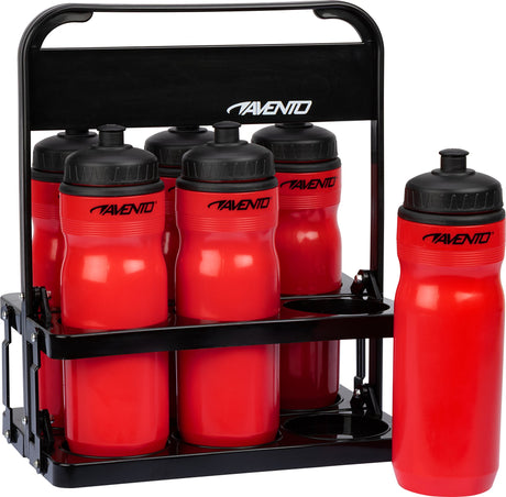 Sammenleggbart bærestativ for 6 flasker