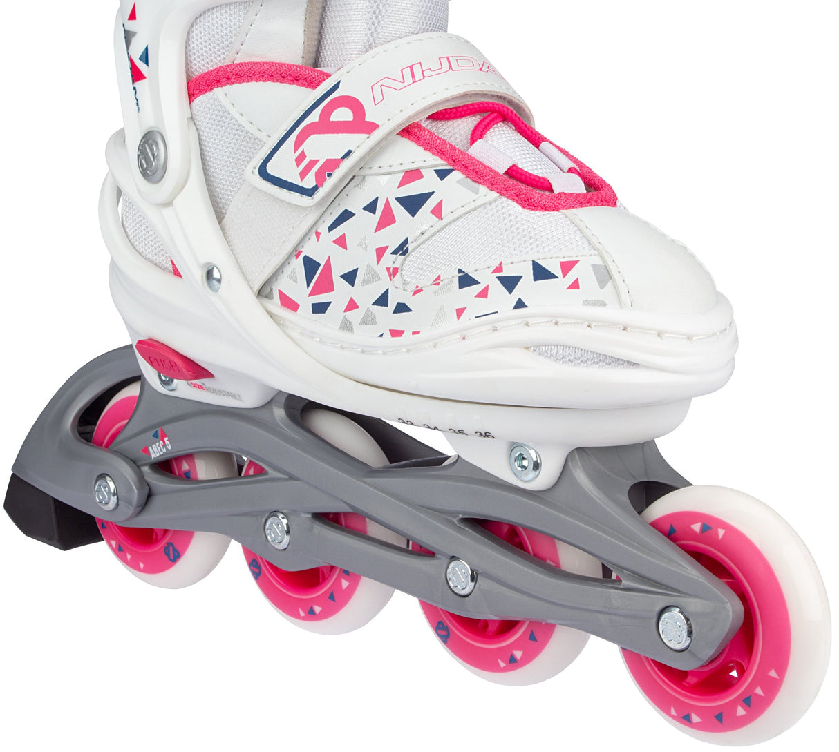 Inline Skøyter Justerbare Hvit Wedge