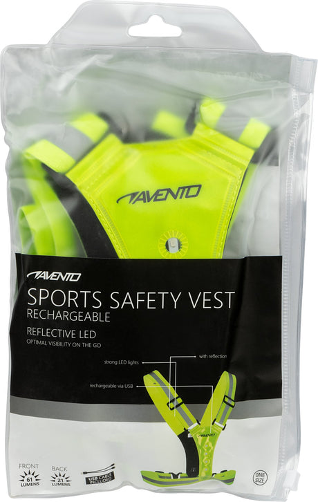 Sports Sikkerhetsvest LED Oppladbar