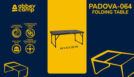 Foldable Table Low PADOVA-064