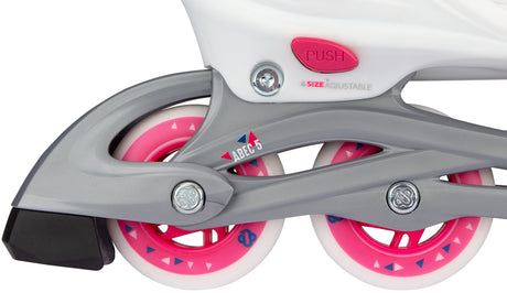 Inline Skøyter Justerbare Hvit Wedge