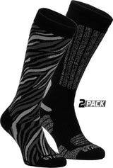 Skistrømper Dame 2-Pack Print