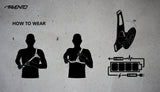 Løpe Sikkerhetsvest Oppladbar Brystlys Vippbar