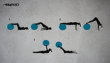 Fitness/Gym ball + pumpe Ø 65 cm