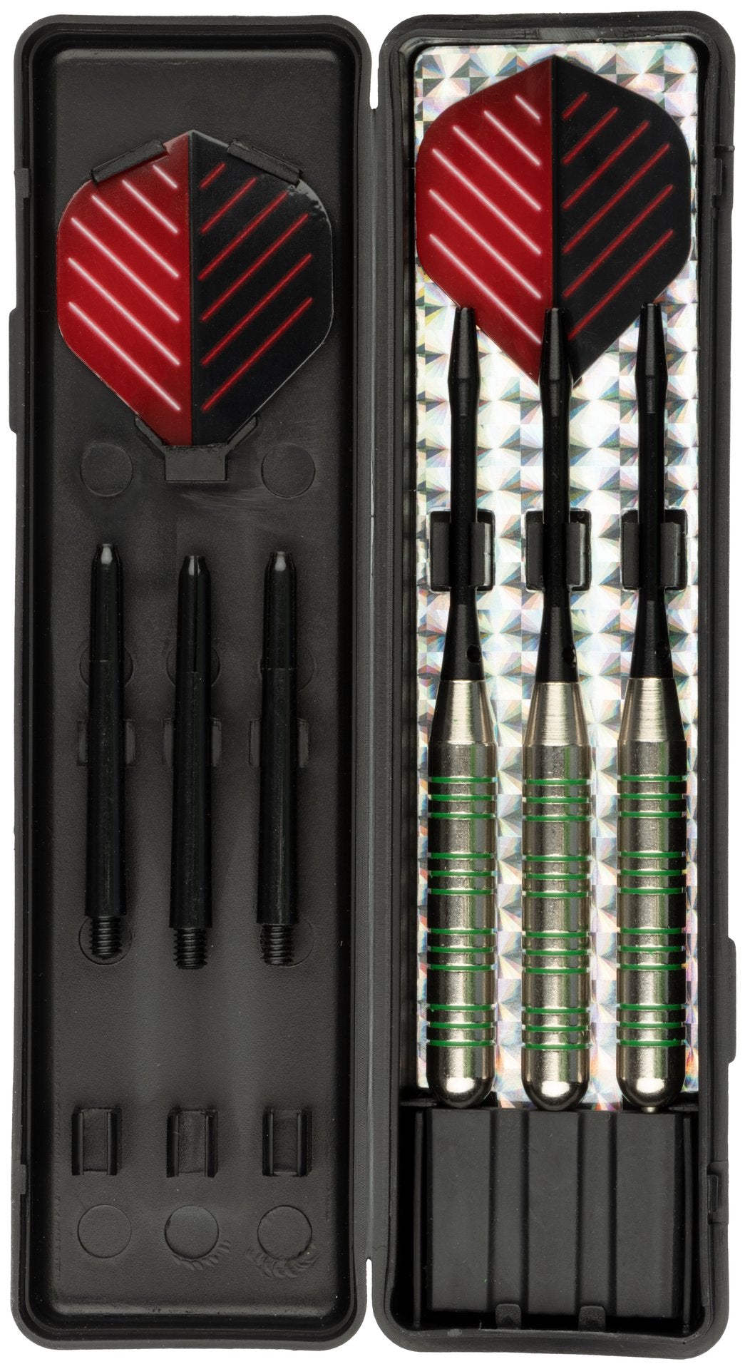 Darts i nikkel/sølv metallisk