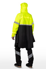 Regncape Ekstra Synlighet Sykling