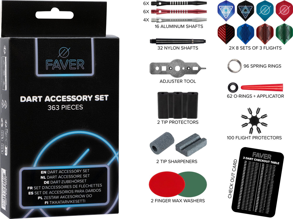 Dart Accessory Set 363 Pieces