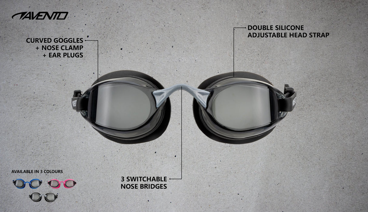 Swim Goggles + Accessories Set Senior