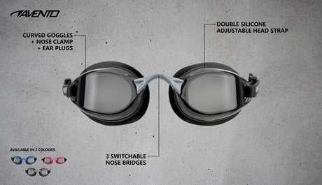 Swim Goggles + Accessories Set Senior