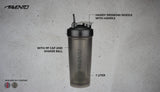 Shakerflaske 1,0 Liter