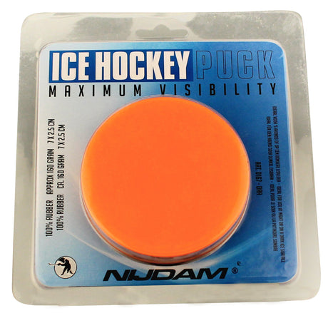 Ishockey Puck i Blister Oransje