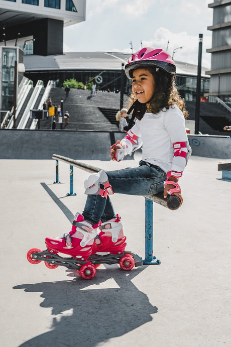 3-in-1 Inline Skates Adjustable Floral Switch