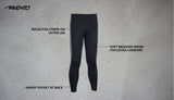 Running Trousers Men Reflective Stripe