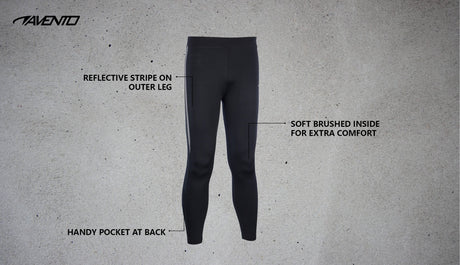 Running Trousers Men Reflective Stripe