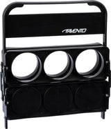 Sammenleggbart bærestativ for 6 flasker