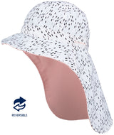 UV-caps med nakkelapp Junior Reversibel Bora