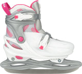 Ice Hockey Skates Adjustable Hardboot - Flutzy Cream