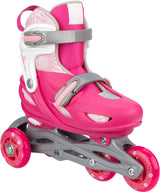 3-i-1 justerbare inline-skøyter Floral Switch