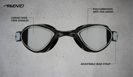Svømmebriller Flex Buet Vidt Synsfelt