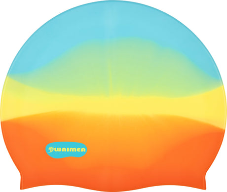 Swim Cap Flat Junior Multi Colour Lilo