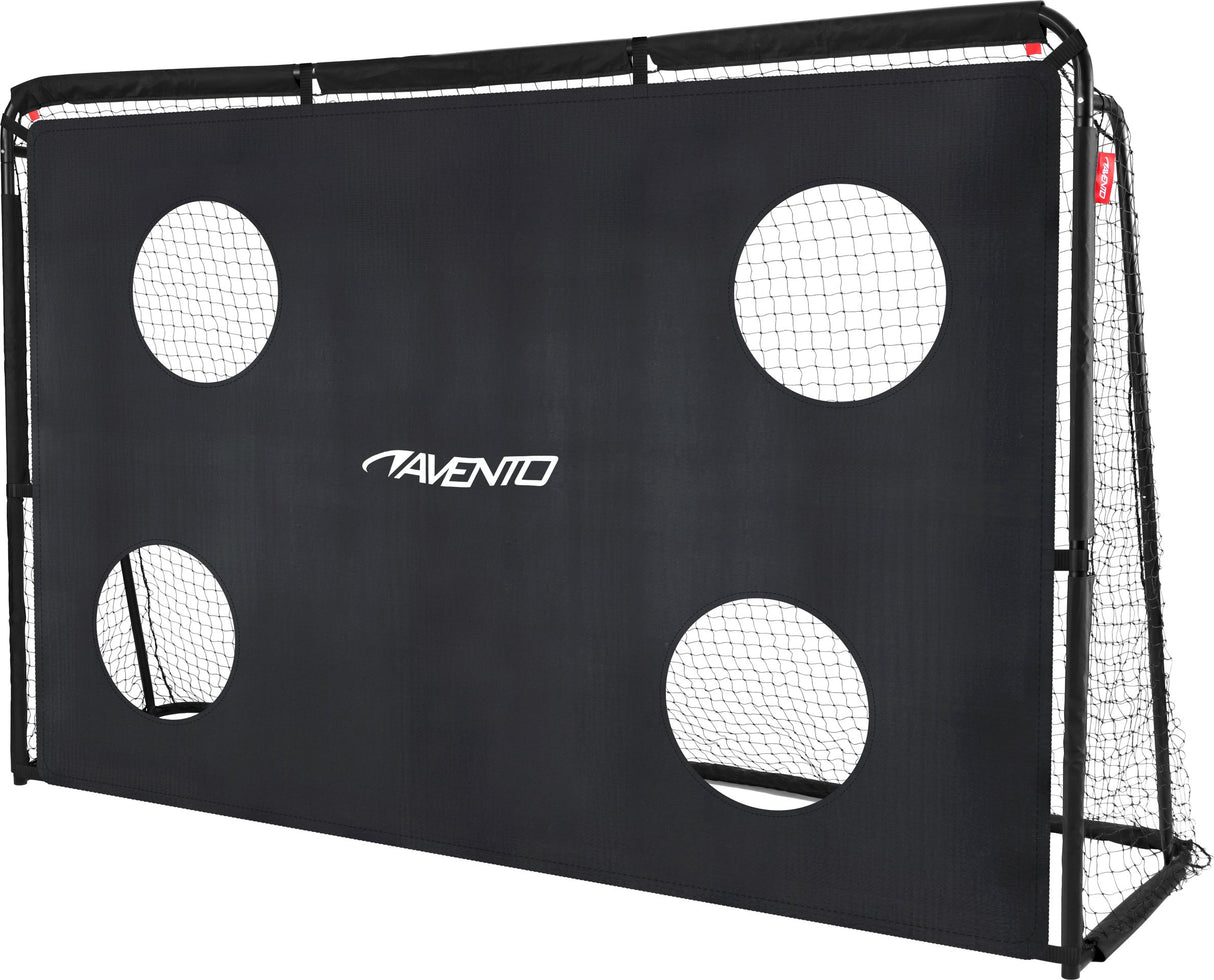 Fotballmål i stål med målskive 300 x 200 x 91,5 cm