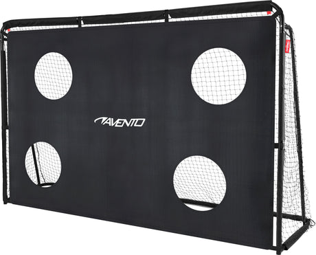 Fotballmål i stål med målskive 300 x 200 x 91,5 cm