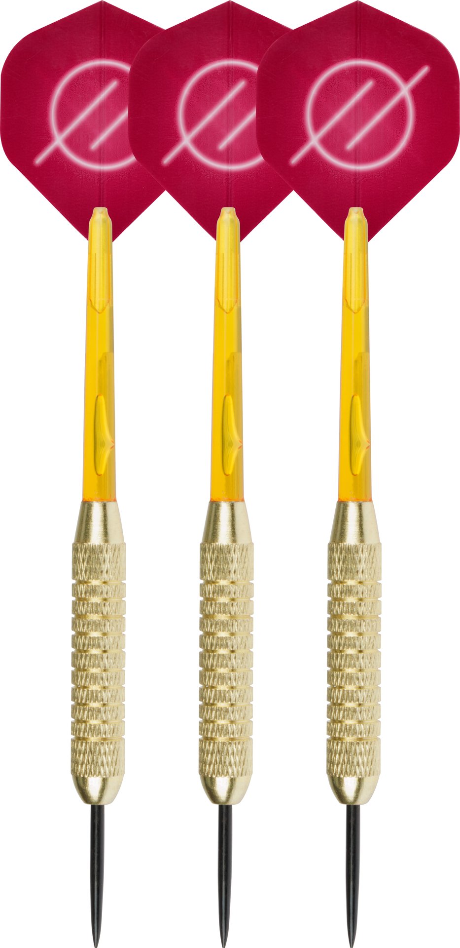 Pil med messingbelegg