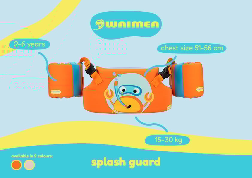 3-i-1 Sprutbeskytter 2-6 år 15-30 kg Kimo