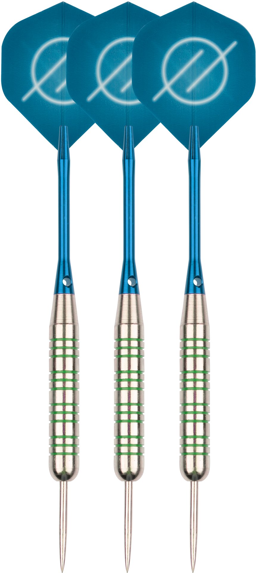 Darts i nikkel/sølv metallisk