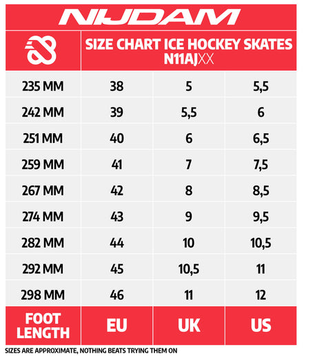 Ishockeykøyter Deluxe Arctic Rush