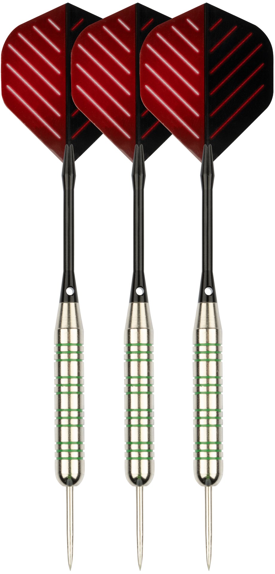 Dart i nikkel/sølv metallisk