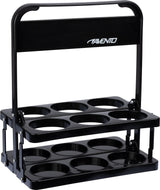 Sammenleggbart bærestativ for 6 flasker