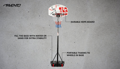 Bærbar basketballstativ Champion Shoot