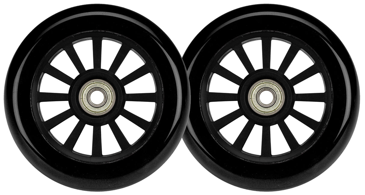 Hjulssett for triksesparkesykkel med plastikk eikehjul