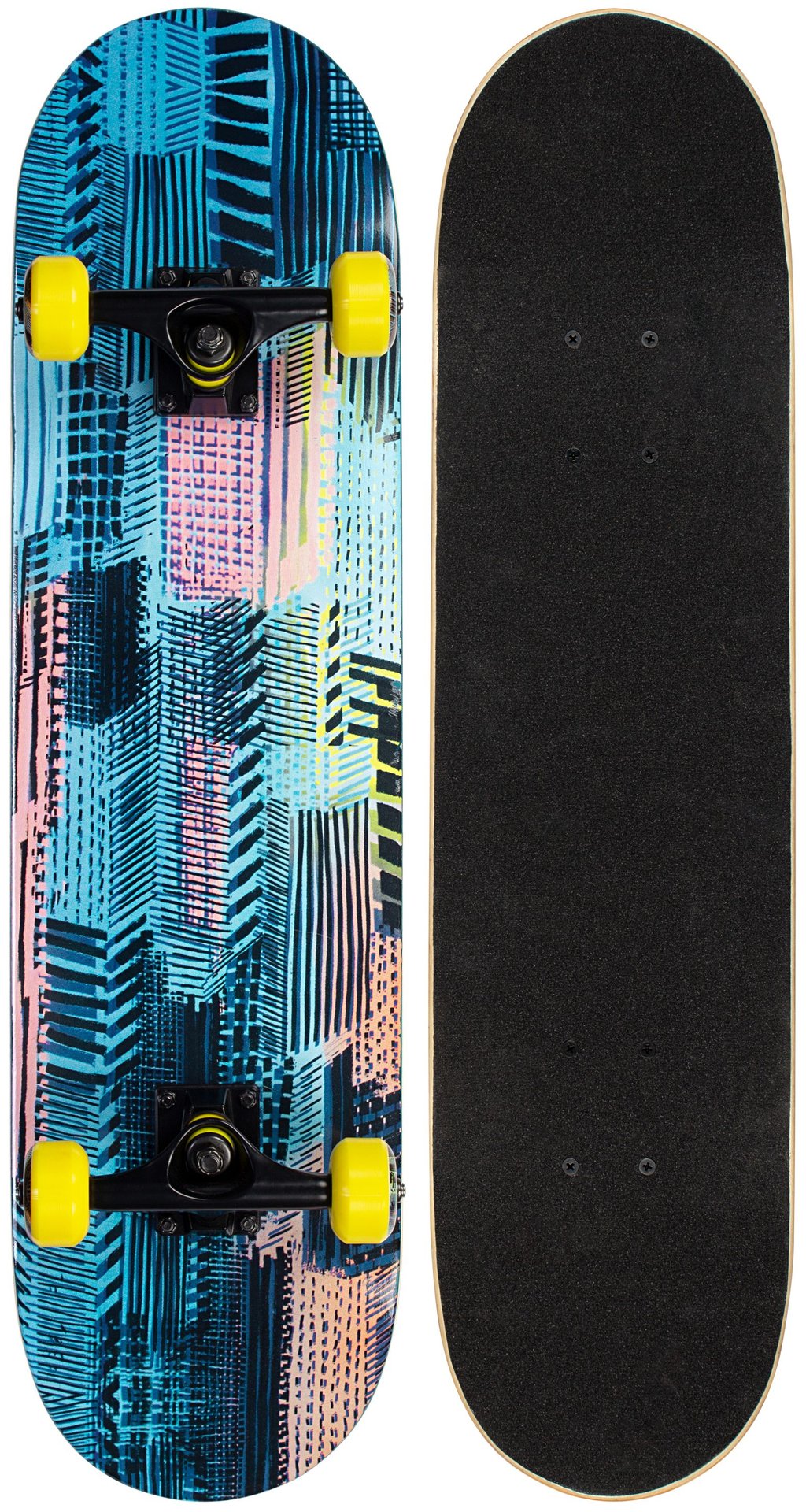 Mellomnivå skateboard Neon Chevron