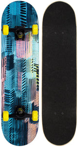 Mellomnivå skateboard Neon Chevron