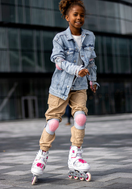 Inline Skøyter Justerbare Hvit Wedge