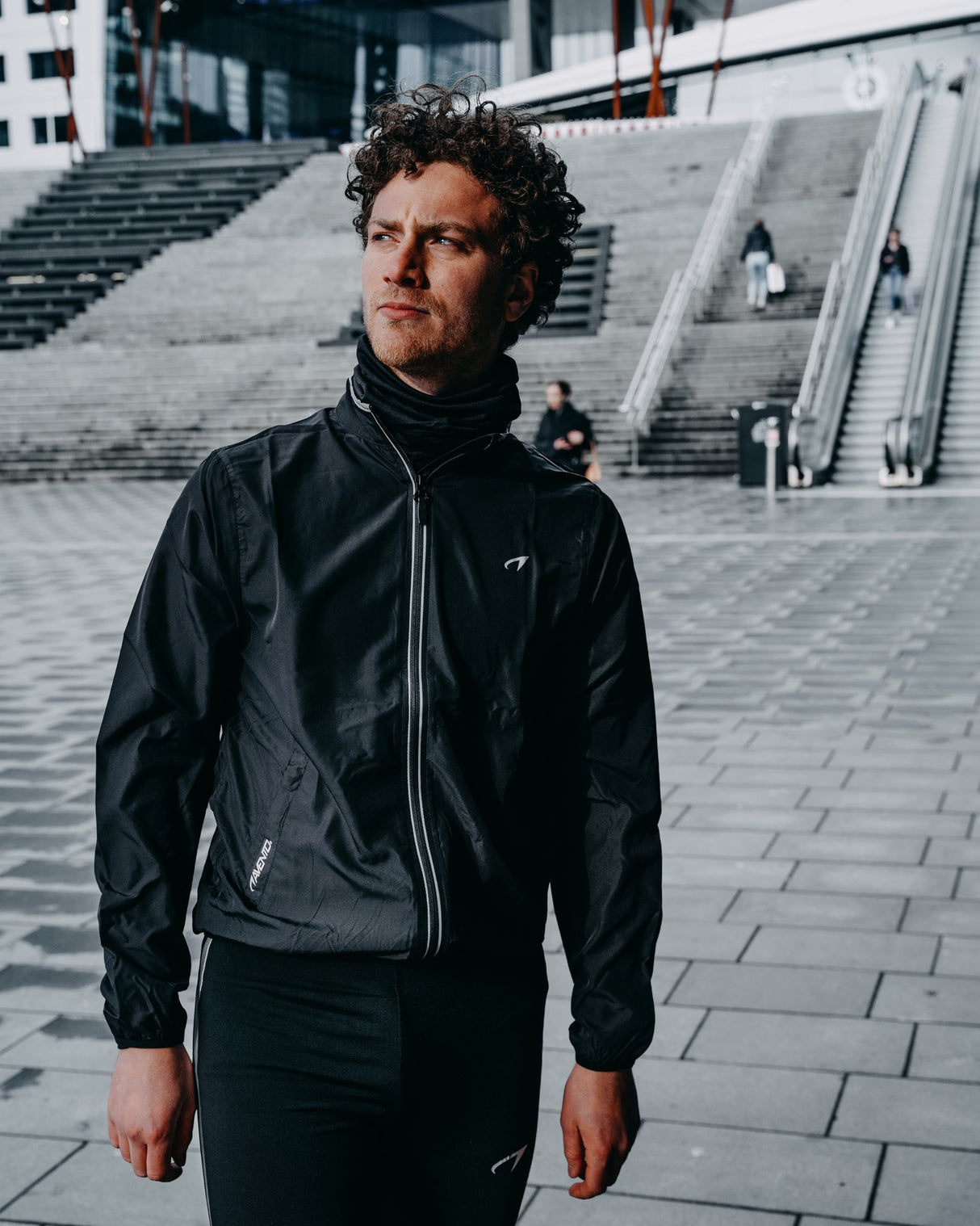 Sports halsvarmer Basic svart