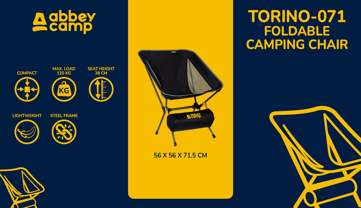 Camping Chair Compact Low TORINO-071