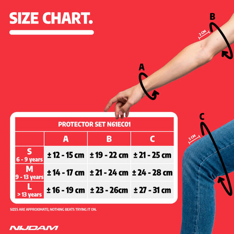 Skøytebeskyttersett Barn Neo Nero