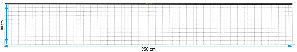 Volleyballnett 9,5 x 1,0 meter