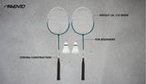 Badmintonsett Stål Power Speed
