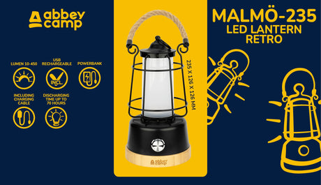 LED-lykt Retro MALMÖ-235