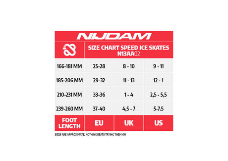 Speed Ice Skates Adjustable Semi-softboot Rink Raven