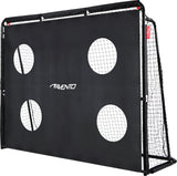 Fotballmål i stål med måltavle 220 x 170 x 76 cm