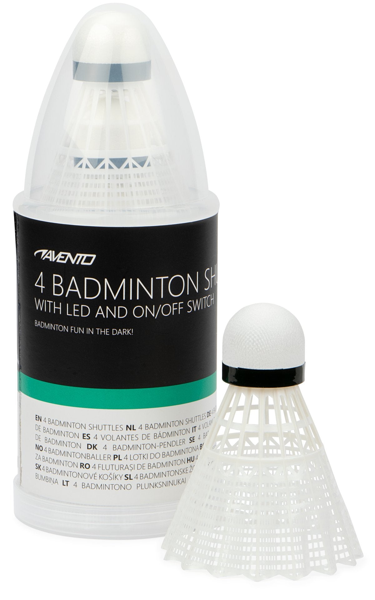 4 Badmintonballer med LED