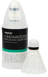 4 Badmintonballer med LED