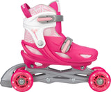 3-i-1 justerbare inline-skøyter Floral Switch